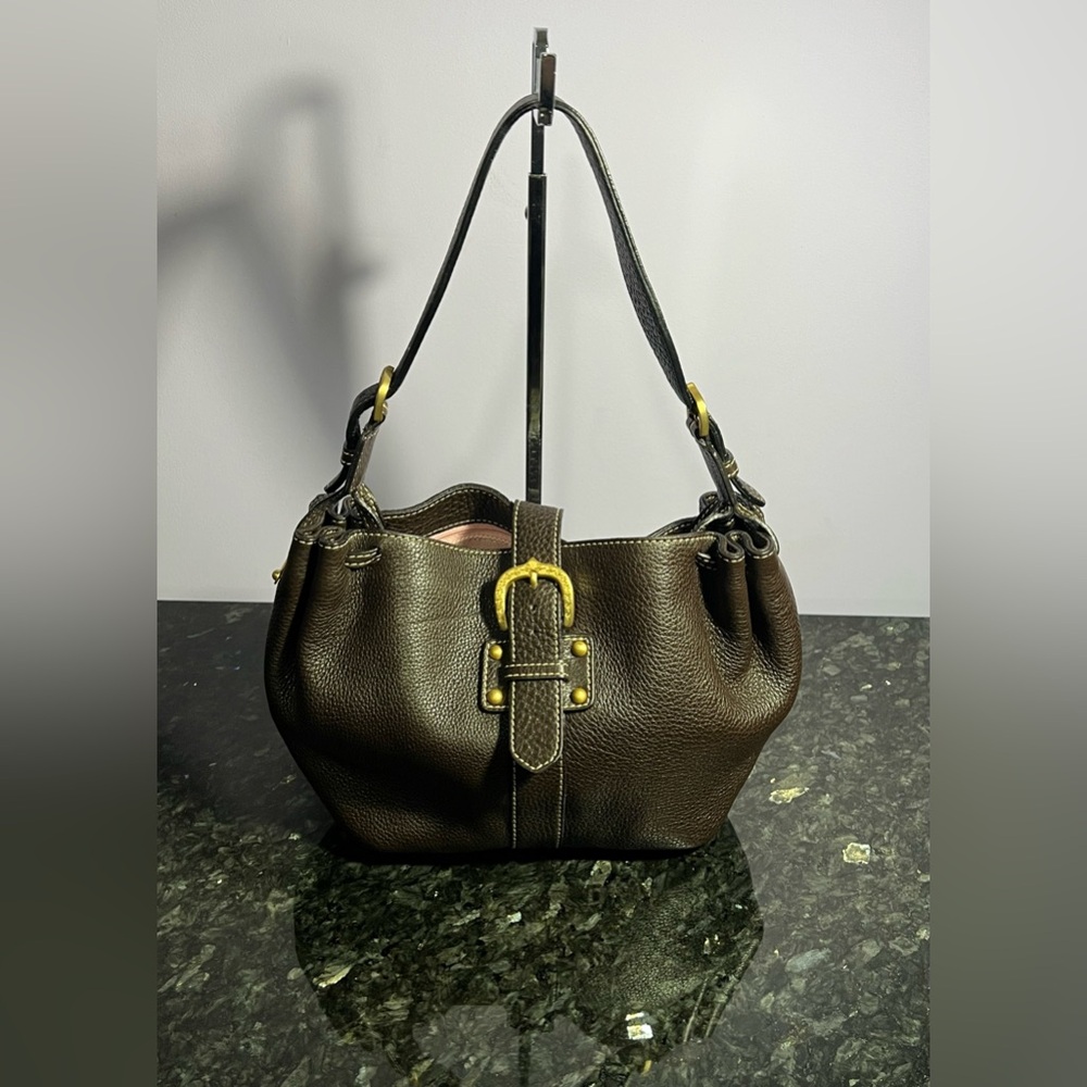 New Rare & HTF Sold Out Dooney & Bourke Marchesa Medium Gathered Sac- Brown